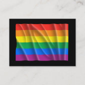 GAY PRIDE BUSINESS CARD (Back)