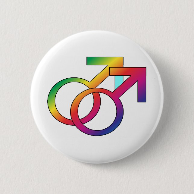 Gay PRide Button (Front)