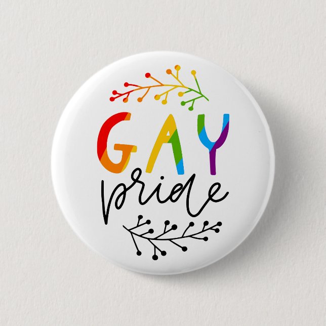 Gay Pride Button (Front)