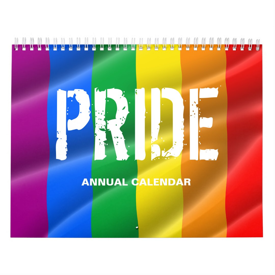 GAY PRIDE CALENDAR / PRIDE FLAGS Zazzle