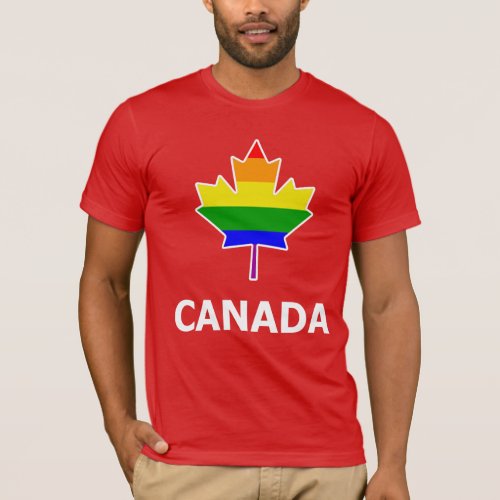 Gay Pride Canada Pride T_Shirt