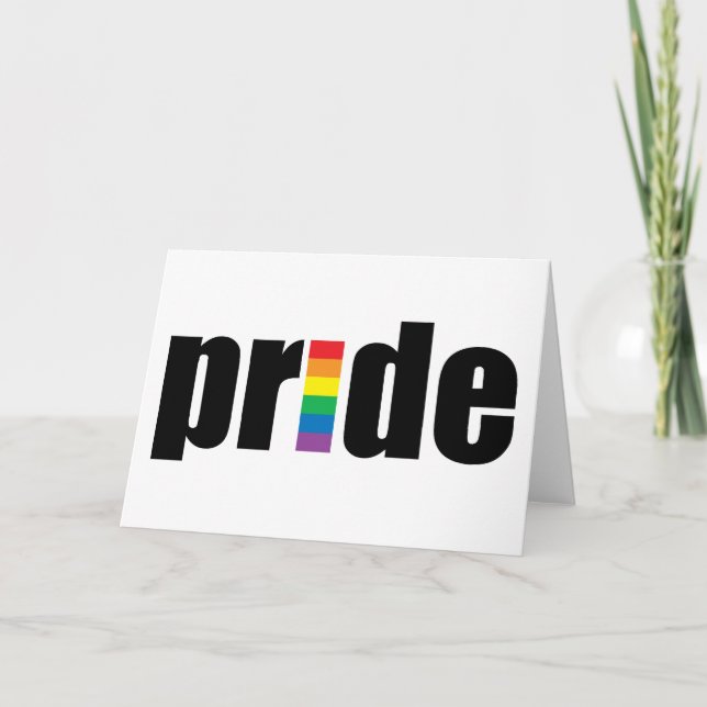 Gay Pride Card (Front)