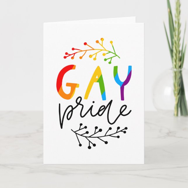 Gay Pride Card (Front)