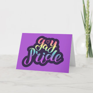 Gay Pride Card
