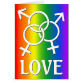 Gay Pride Cards LGBT Love Invitations & Cards (Front)