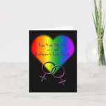 Gay Pride Cards Personalized Rainbow Love Cards
