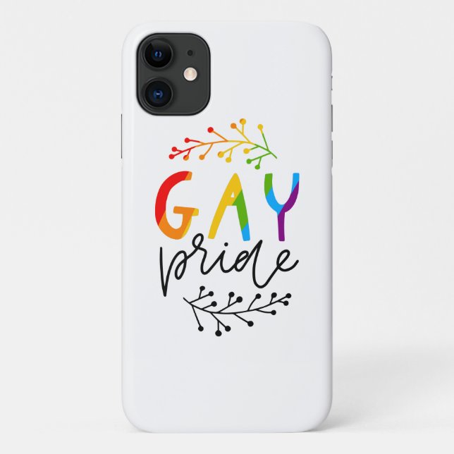 Gay Pride Case-Mate iPhone Case (Back)