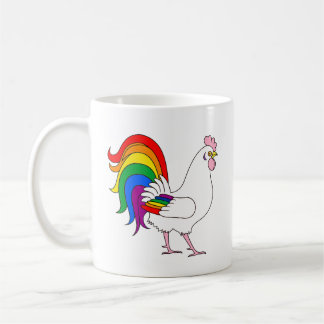 Gay Pride Chicken Coffee Mug