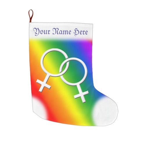 Gay Pride Christmas Stocking Rainbow Stockings