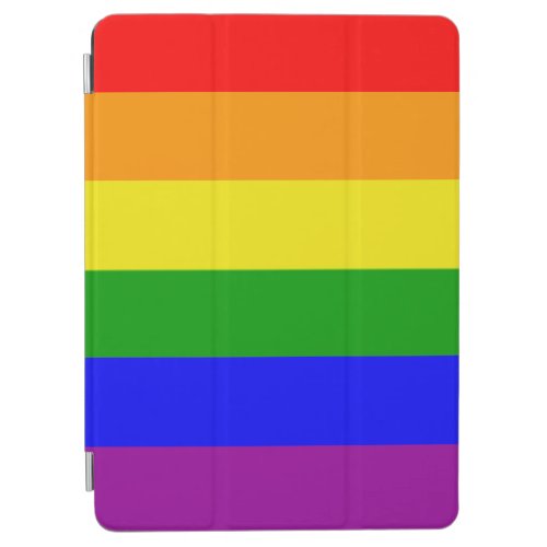 Gay Pride Classic and Elegant Rainbow flag iPad Air Cover