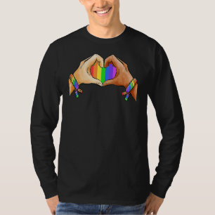 Gay Pride Clothing Lgbt Rainbow Flag Heart Unity 1 T-Shirt