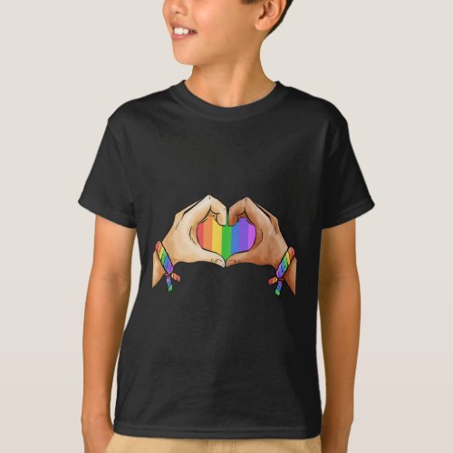 Gay Pride Clothing LGBT Rainbow Flag Pride Month T_Shirt