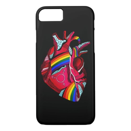 Gay Pride Clothing LGBT Rainbow Flag T shirt Tee H iPhone 87 Case