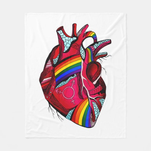 Gay Pride Clothing LGBT Rainbow Flag T shirt Tee H Fleece Blanket