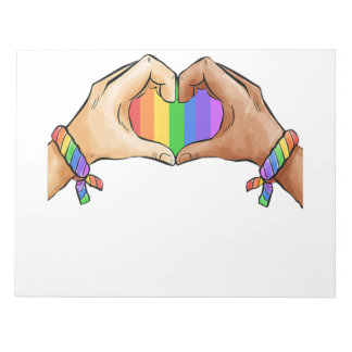 Gay Pride Clothing Lgbt Rainbow  Notepad