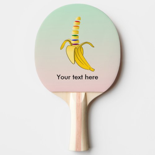 Gay Pride Coming Out Banana Ping_Pong Paddle