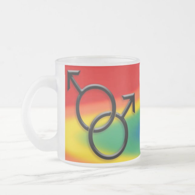 Gay Pride Cups Mugs Men's Gay Pride Gifts (Left)