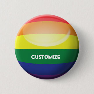 Gay Pride Customize Button