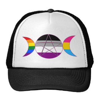 Gay Pride Demi Pan Goddess Symbol Trucker Hat