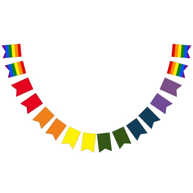 Gay Pride Design 2 Bunting Flags (All)
