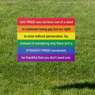 Gay Pride Explained LGBT Rainbow Sign