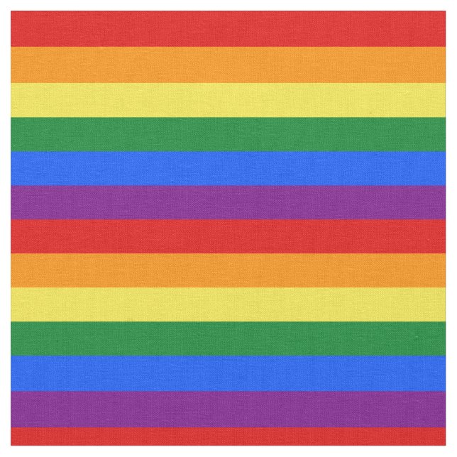 Gay Pride Fabric (Close Up)