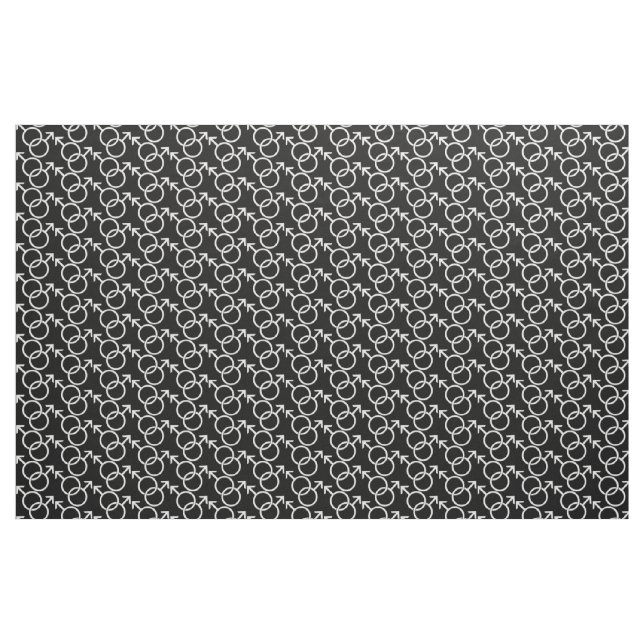 Gay Pride Fabric Man Love Same-Sex Fabric (Fat Quarter)