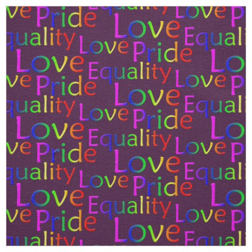 Gay Pride Fabric Rainbow Love Fabric Pride Fabric