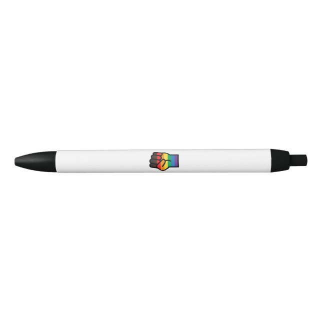 Gay Pride Fist Pen (Front)