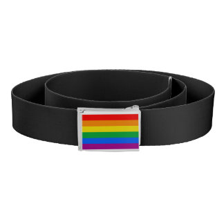 Gay Pride Flag Belt
