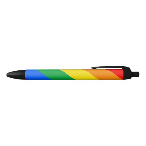 Gay Pride Flag Blue Ink Pen