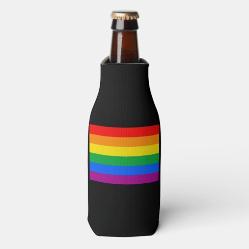 Gay Pride Flag Bottle Cooler