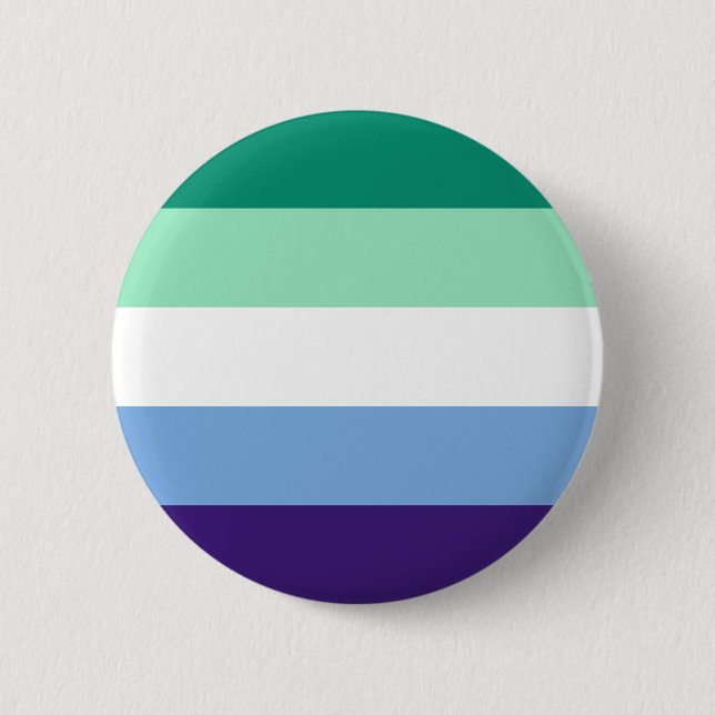 Gay Pride Flag Button (Front)
