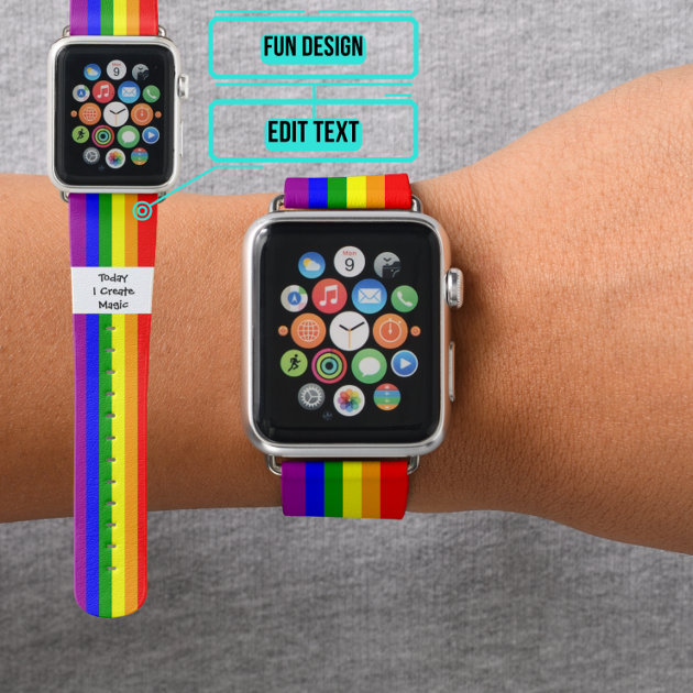 Gay pride watch discount band