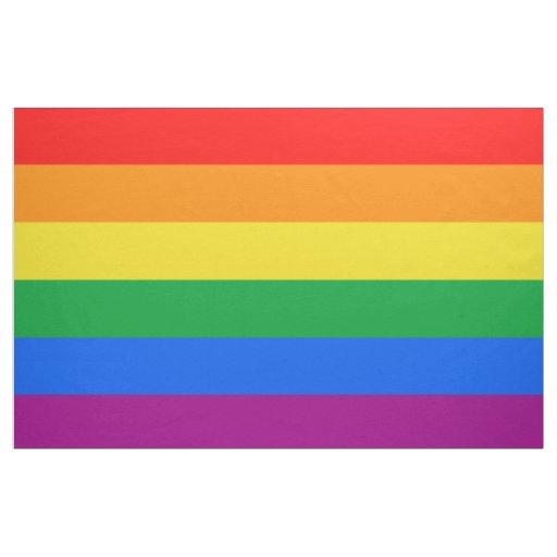 Gay Pride Flag Fabric