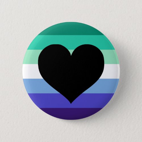 Gay Pride Flag Heart Design Badge Gay Pride 2024  Button