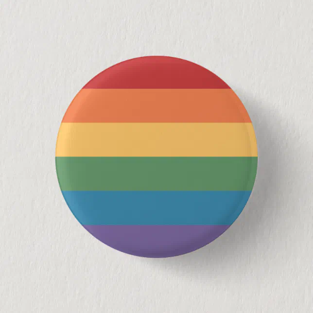 Gay Pride Flag Heathered Button Zazzle