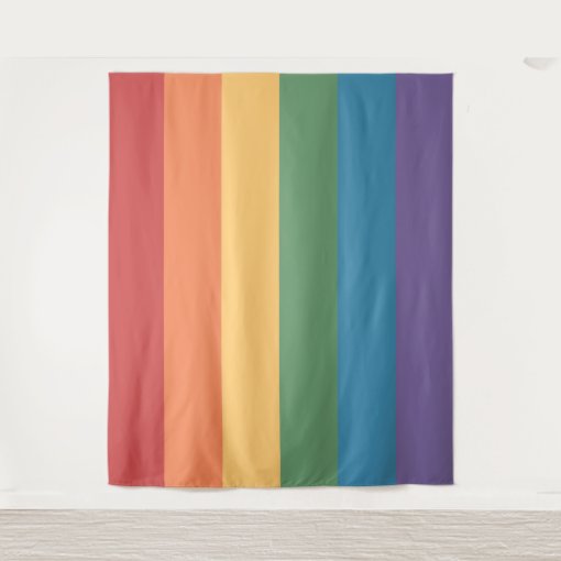 Gay Pride Flag Heathered Extra Large Lgbt Tapestry Zazzle