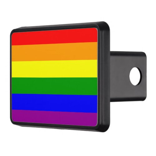 Gay Pride Flag Hitch Cover