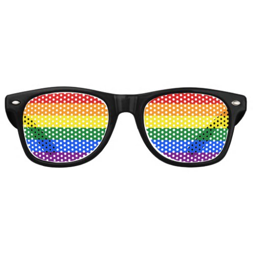 gay pride flag lgbt lgbtq homosexual lesbian rainb retro sunglasses