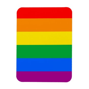 Gay Pride Flag Magnet by PrideFlags at Zazzle