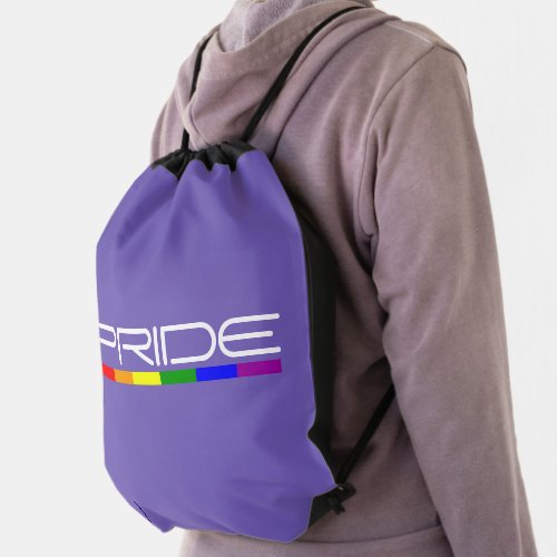 Gay Pride Flag Modern and Sleek Pride  Grocery Bag