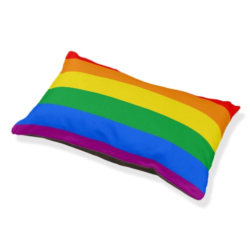 Gay Pride Flag Pet Bed