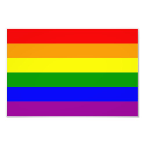 Gay Pride Flag Photo Print