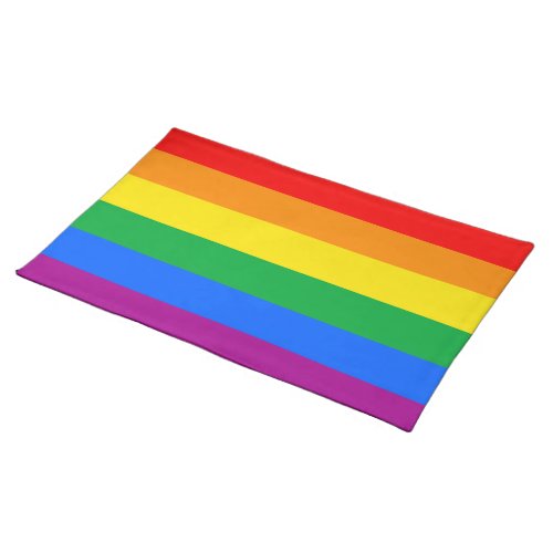Gay Pride Flag Placemat