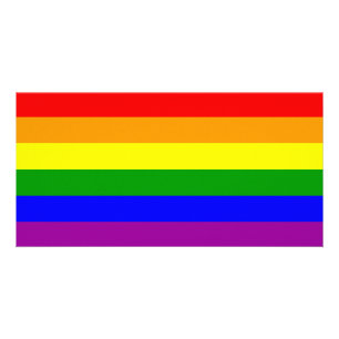 Gay Pride Flag / Rainbow Flag Card