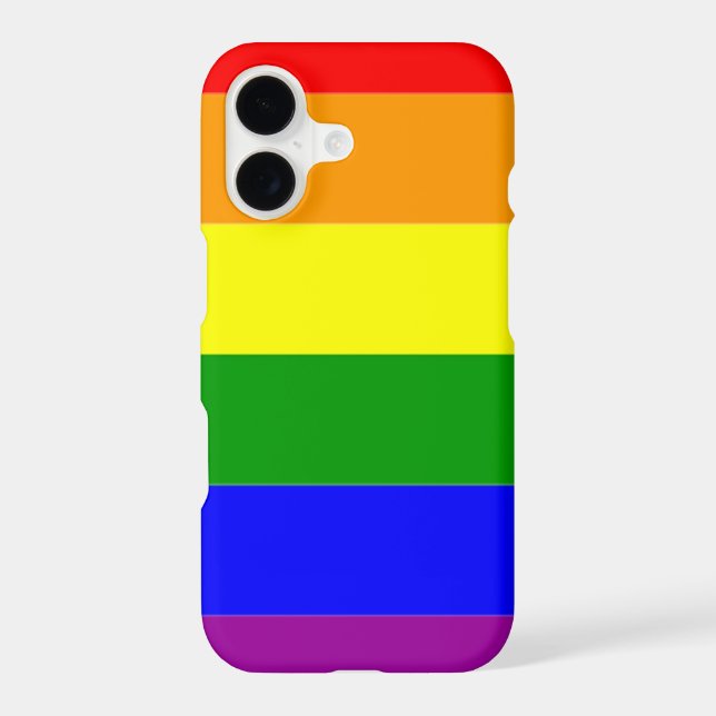 Gay Pride Flag Rainbow Flag Iphone Case (Back)