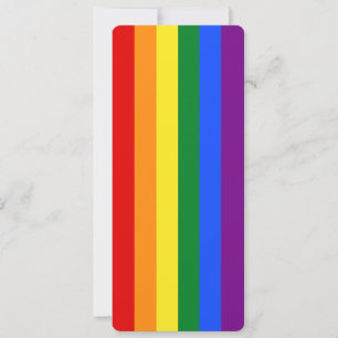 Gay Pride Flag Rainbow Notes Bookmark