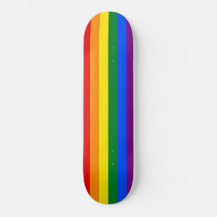 Gay Pride Flag Skateboard
