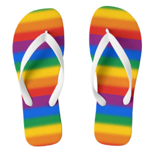 Girls Love Girls Flip Flops LGBT Pride Flip Flops Distressed Lesbian Pride Flag Flip-Flops Gay Girl Flip Flops